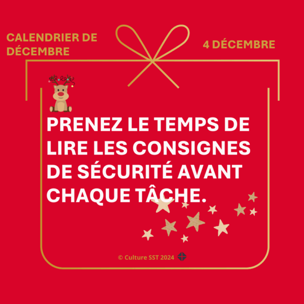 Le calendrier SST festif de décembre ! – Image 5