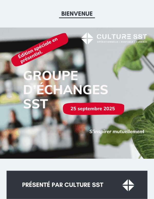 Édition spéciale Groupe d'échanges de Culture SST